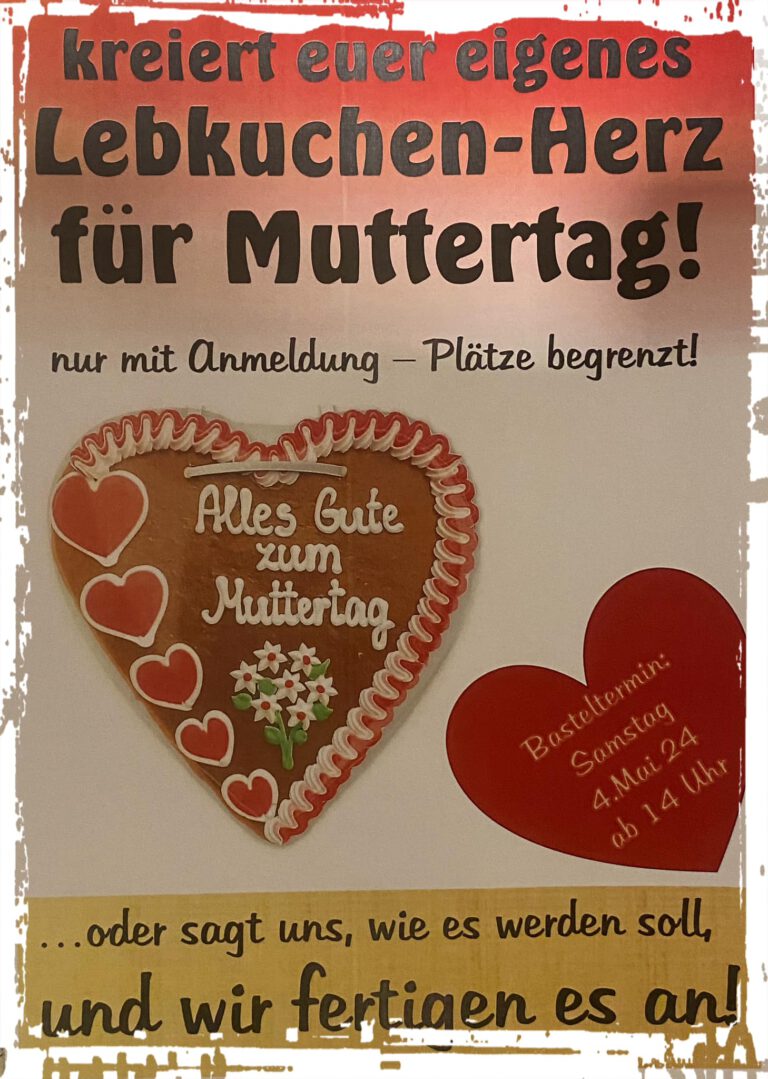 Workshop Lebkuchenherzen
