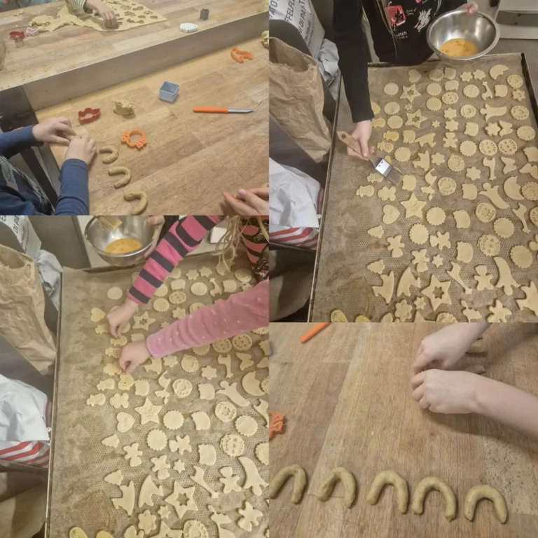 In der Weihnachtsbäckerei